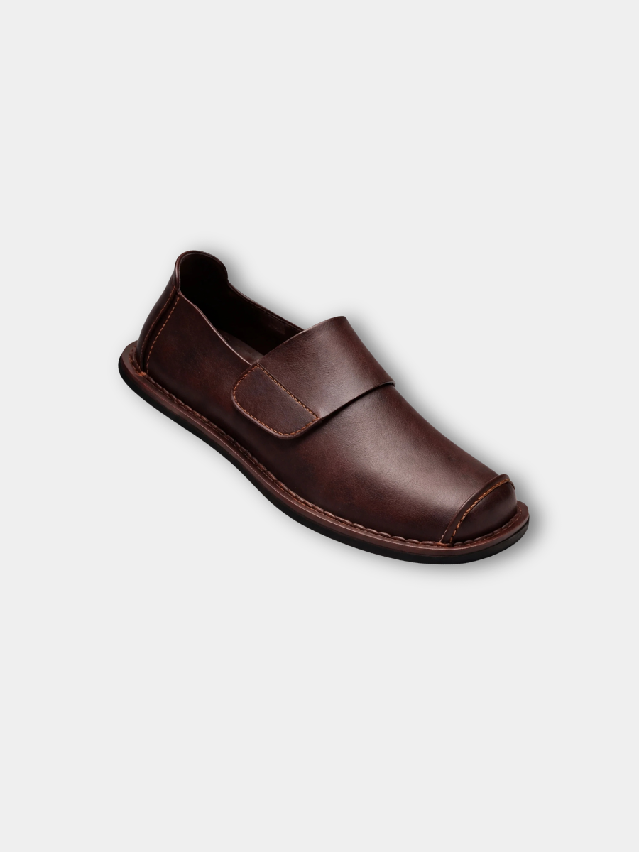 LAURENT MONACO | LOAFER ÉLÉGANT AVEC UN DE SANGLE MINIMAL POUR HOMMES