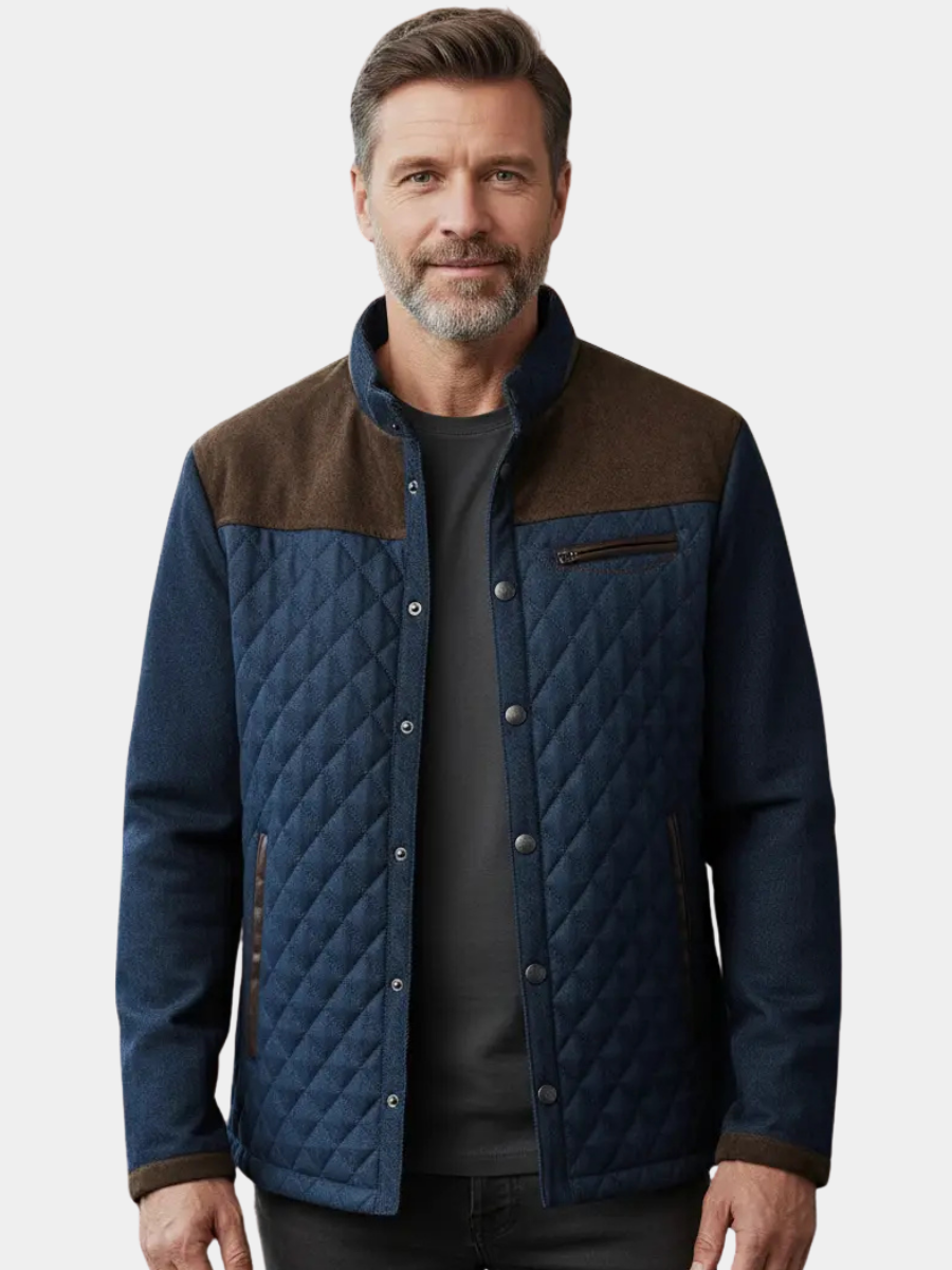 LAURENT MONACO | VESTE HYBRIDE QUILTÉE POUR HOMMES