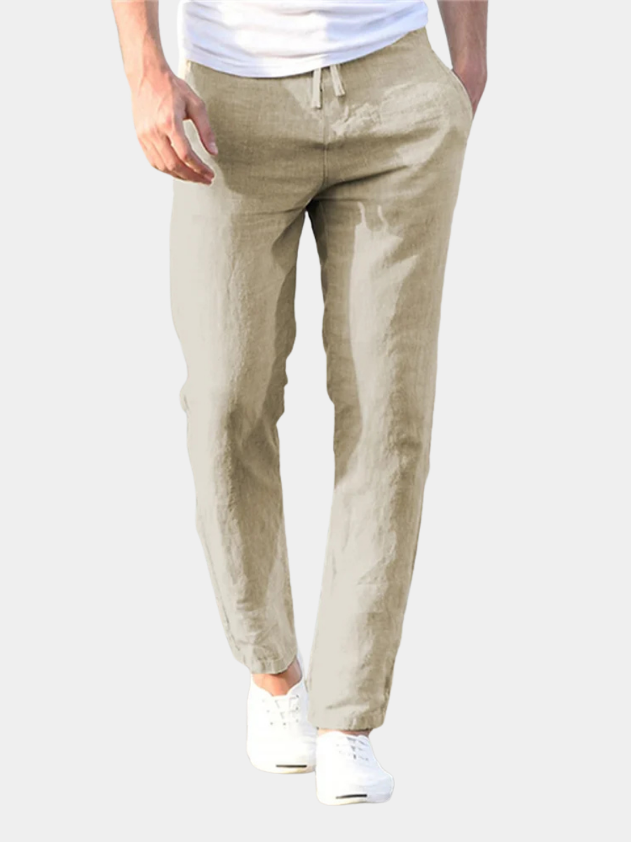 LAURENT MONACO | PANTALON DE RUE EN LIN POUR HOMME