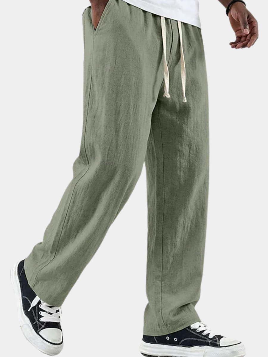 LAURENT MONACO | PANTALONS EN LIN DE QUOTIDIEN POUR HOMMES