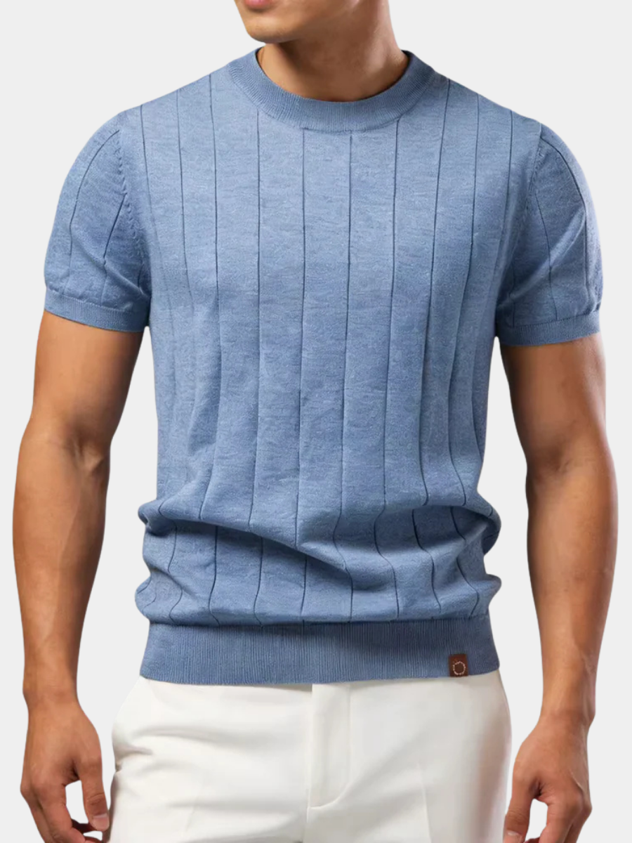 LAURENT MONACO | T-SHIRT PULL EN TRICOT POUR HOMMES