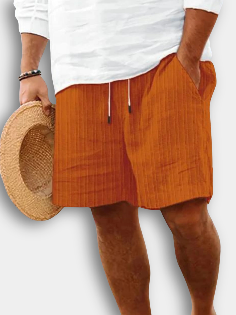 LAURENT MONACO | SHORT LOUNGE À RAYURES MINIMALISTE POUR HOMME