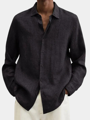 LAURENT MONACO | CHEMISE À BOUTONS EN LIN POUR HOMME