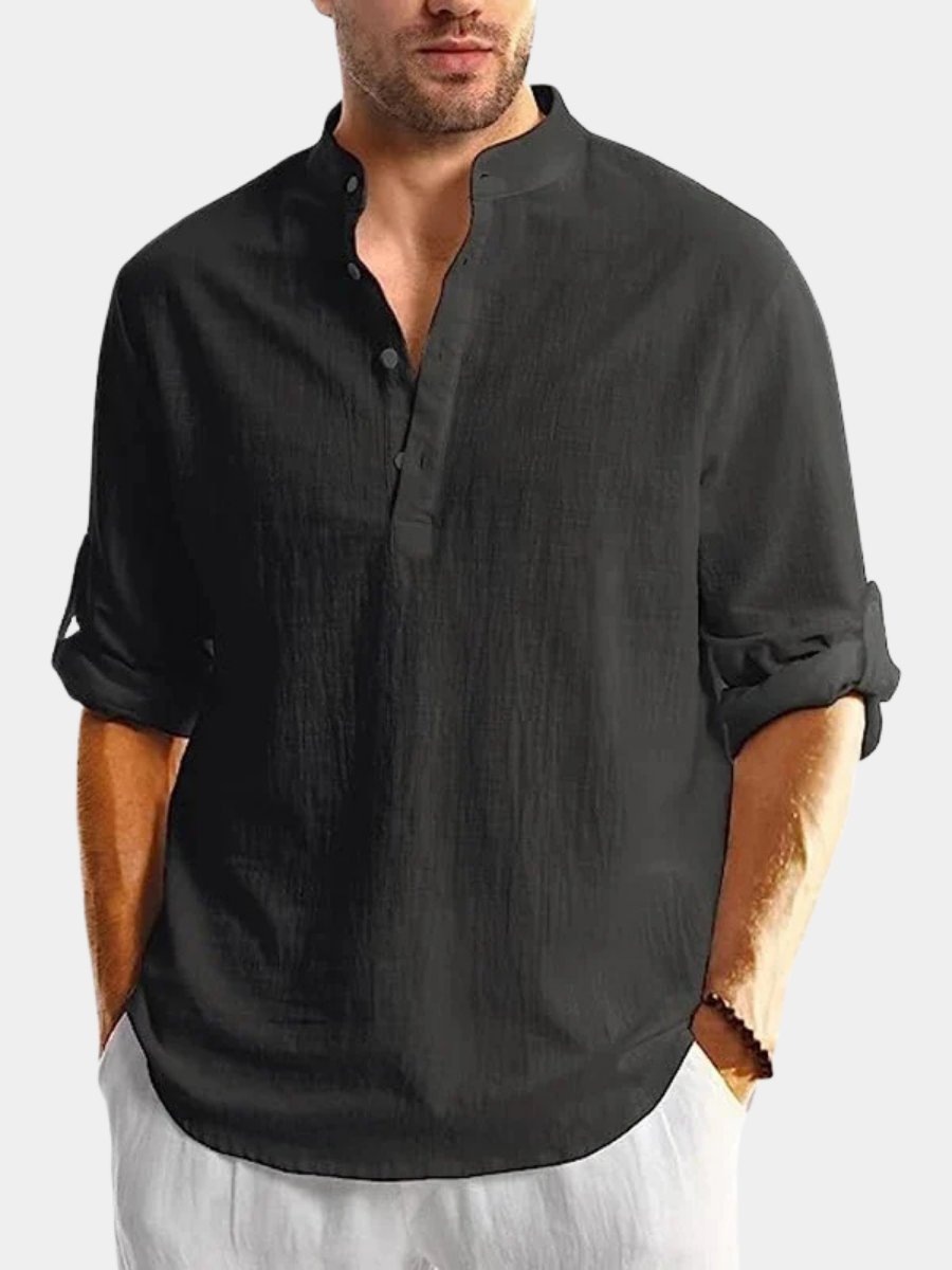 LAURENT MONACO | CHEMISE D'ÉTÉ EN LIN POUR HOMME