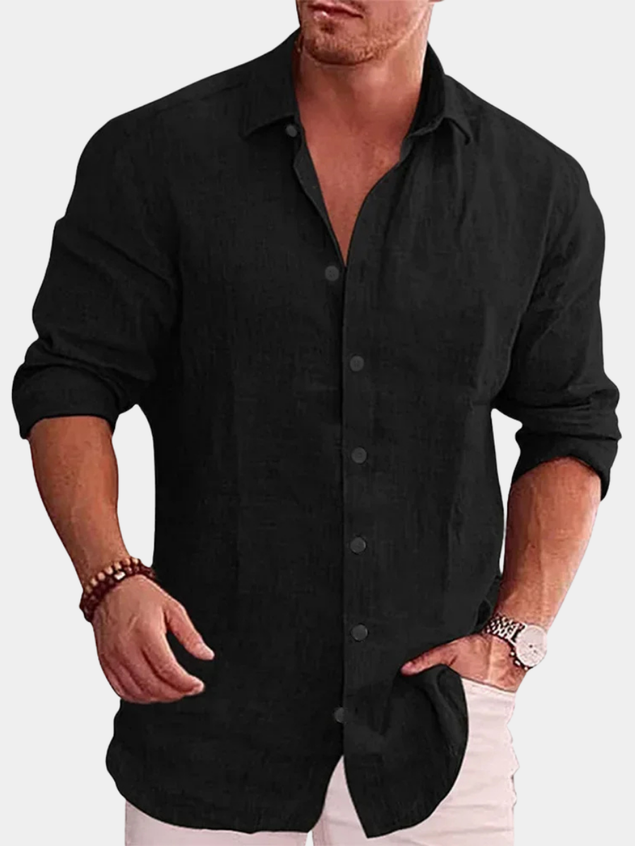 LAURENT MONACO | CHEMISE À MANCHES LONGUES MODERNE POUR HOMMES
