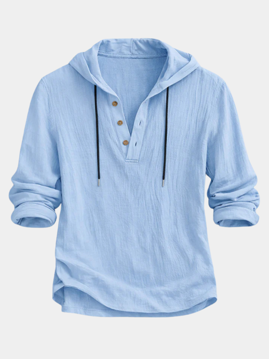 LAURENT MONACO | CHEMISE CLASSIQUE À CAPUCHE POUR HOMMES