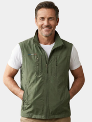 LAURENT MONACO | VESTE UTILE ZIPPÉE POUR HOMMES