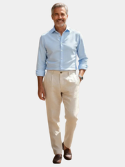 LAURENT MONACO | PANTALONS EN LIN D'ÉTÉ POUR HOMMES