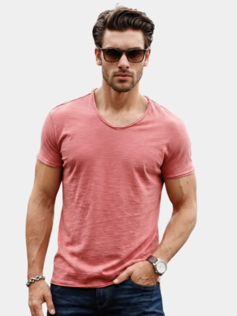 LAURENT MONACO | T-SHIRT D'ÉTÉ EN COTON POUR HOMMES