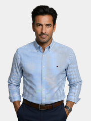 LAURENT MONACO | CHEMISE À BOUTONS À MOTIFS POUR HOMMES