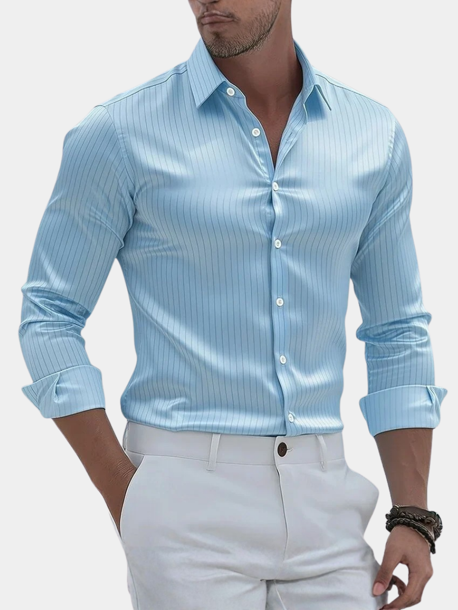 LAURENT MONACO | CHEMISE RAYÉE POUR HOMMES