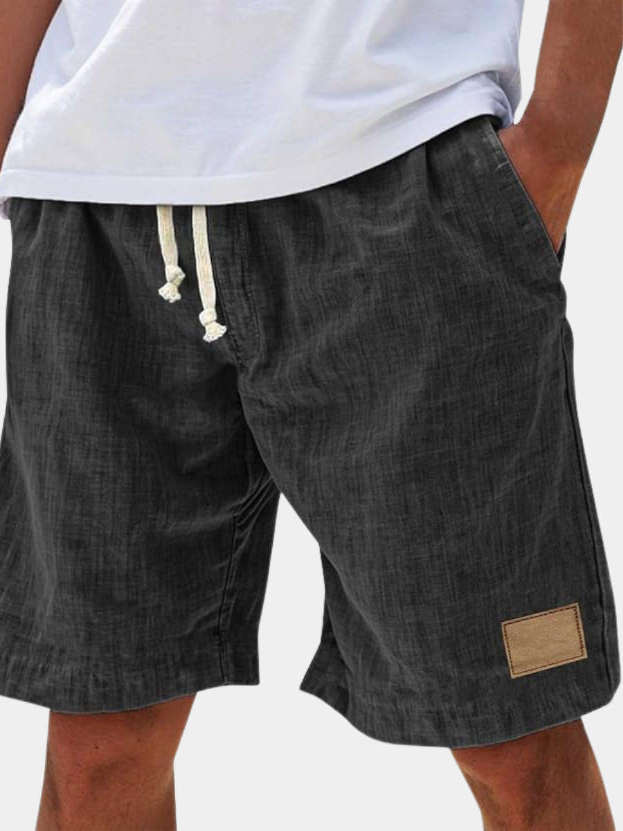 LAURENT MONACO | SHORTS D'ÉTÉ À CEINTURE ÉLASTIQUE POUR HOMMES