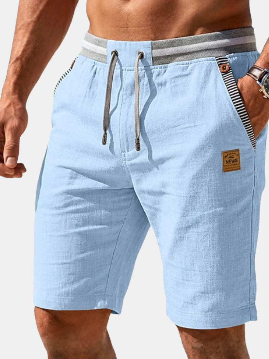 LAURENT MONACO | SHORTS D'ÉTÉ À CORDON POUR HOMMES
