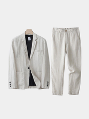 LAURENT MONACO | COSTUME EN MÉLANGE DE LIN POUR HOMME