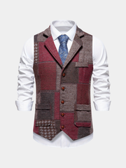 LAURENT MONACO | GILET FORMEL EN TWEED POUR HOMMES