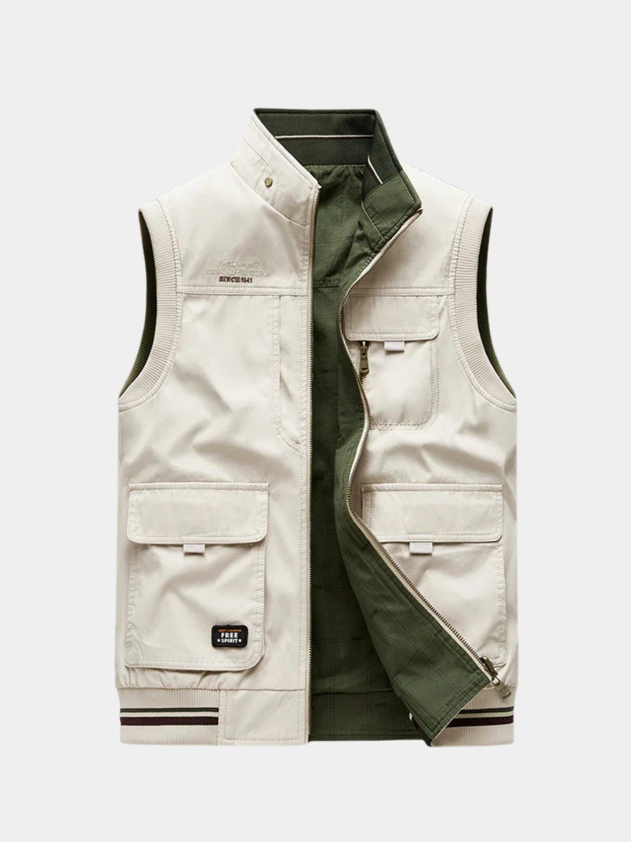 LAURENT MONACO | GILET UTILITAIRE POUR HOMME