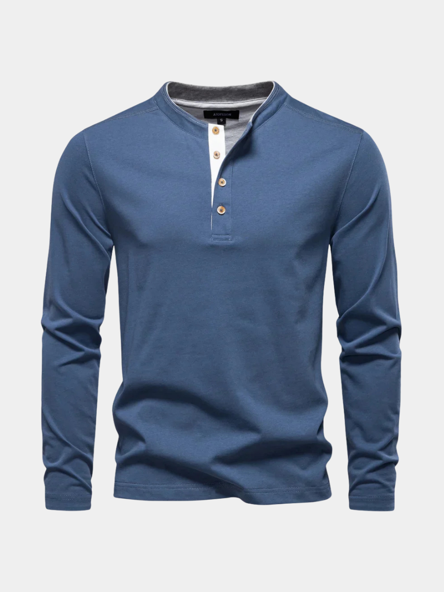 LAURENT MONACO | T-SHIRT CLASSIQUE À MANCHES LONGUES POUR HOMMES