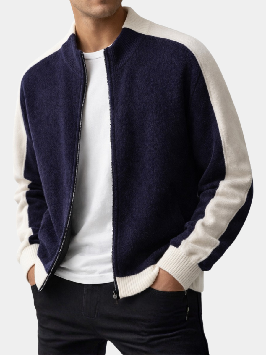 LAURENT MONACO | VESTE ÉLÉGANTE EN LAINE MÉRINOS POUR HOMME
