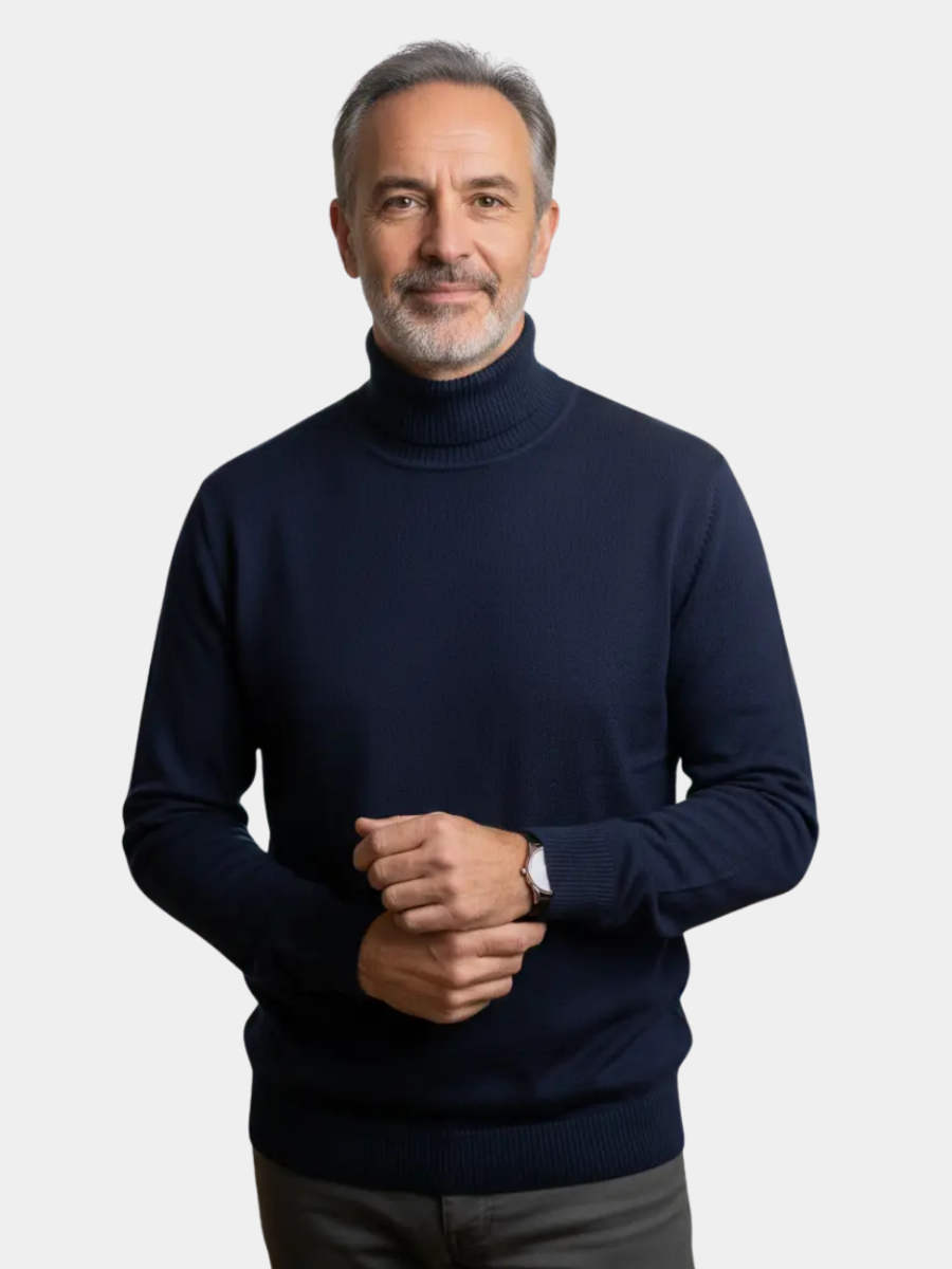 LAURENT MONACO | PULL EN MAILLE À COL ROULÉ POUR HOMME