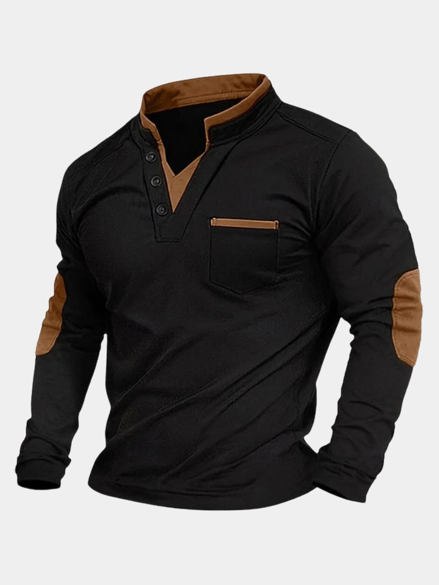 LAURENT MONACO | SWEAT-SHIRT ESSENTIEL AVEC COL EN V