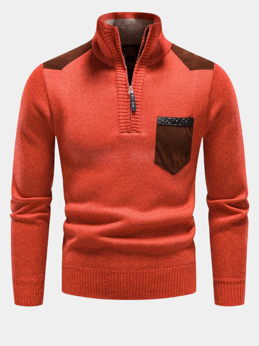 LAURENT MONACO | PULL HOMME EN POLAIRE AVEC ZIP