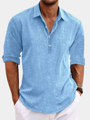 LAURENT MONACO | CHEMISE EN LIN D’ÉTÉ POUR HOMME