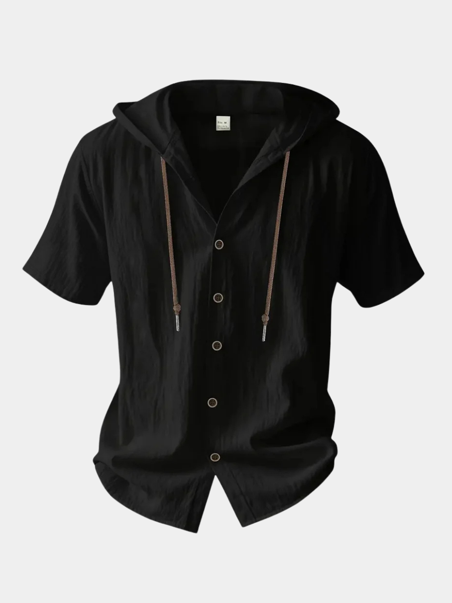 LAURENT MONACO | CHEMISE D'ÉTÉ À CAPUCHE POUR HOMMES