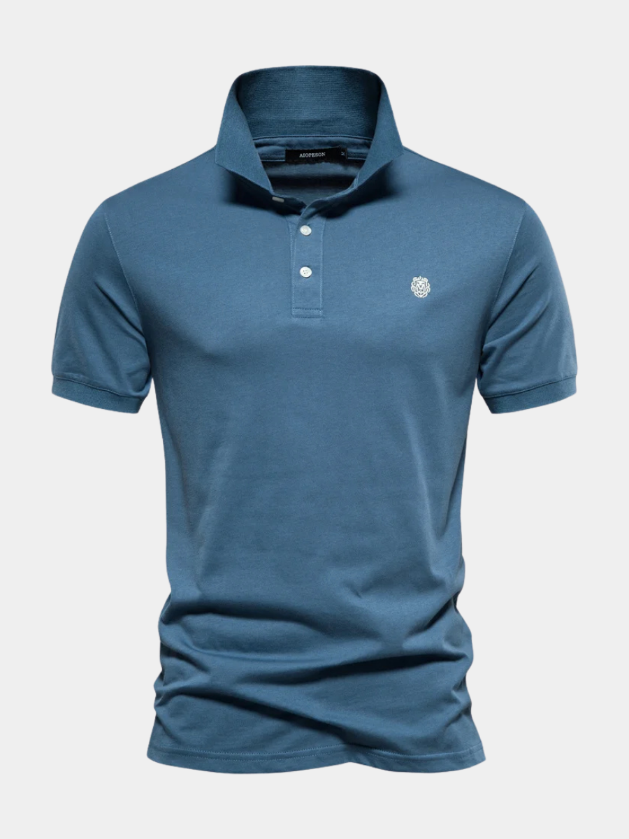 LAURENT MONACO | POLO FORMAL BRODÉ POUR HOMME