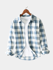 LAURENT MONACO | CHEMISE À CARREAUX EN COTON POUR HOMME