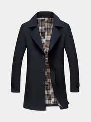 Manteau Classique Mi-Long Pour Homme