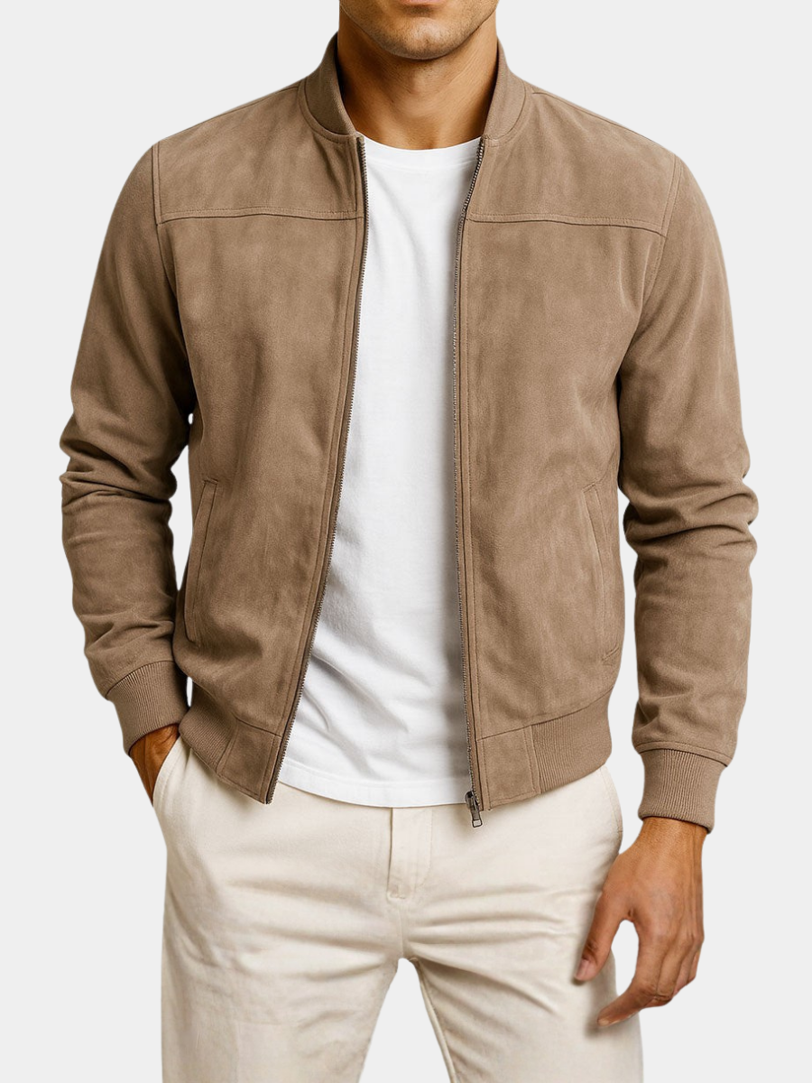 LAURENT MONACO | VESTE EN SUÉDINE POUR HOMME