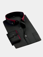 LAURENT MONACO | CHEMISE CLASSIQUE À MANCHES LONGUES POUR HOMME