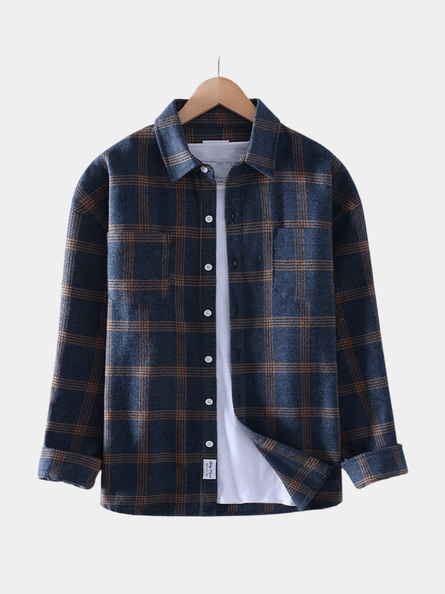 LAURENT MONACO | CHEMISE À CARREAUX POUR HOMMES