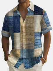 LAURENT MONACO | CHEMISE PATCHWORK D’ÉTÉ POUR HOMME