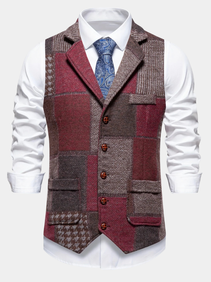 LAURENT MONACO | GILET EN TWEED POUR HOMMES