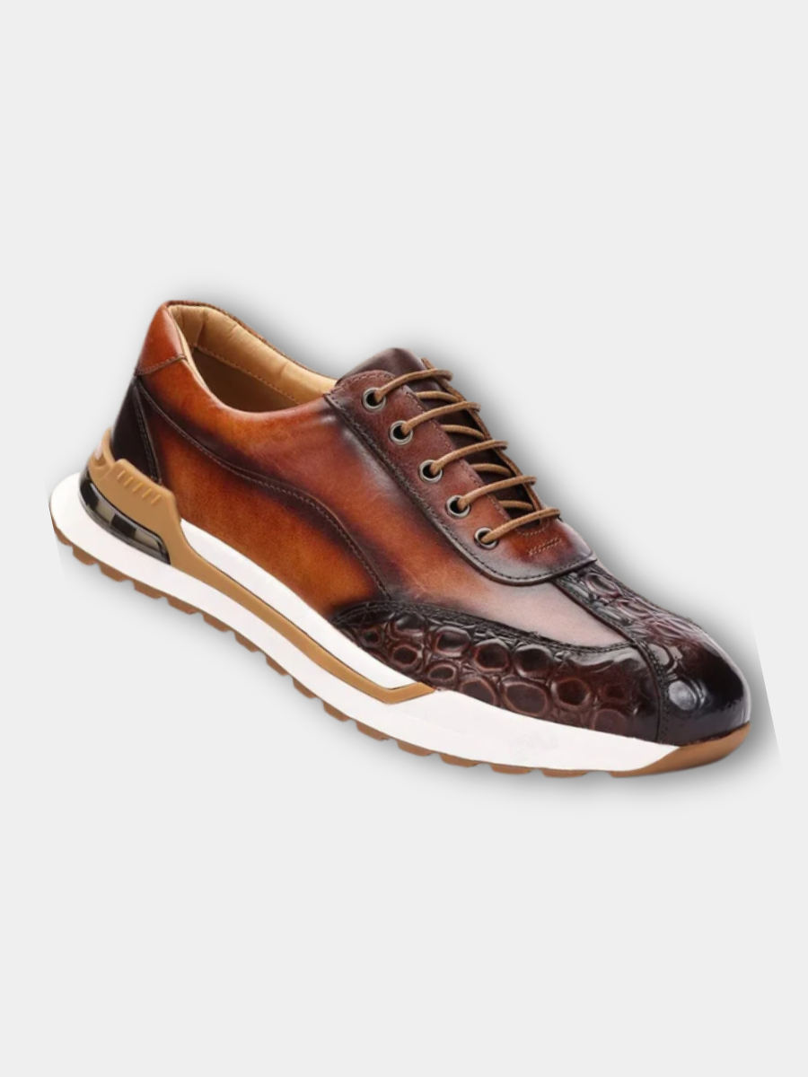 LAURENT MONACO | BASKETS EN CUIR POUR HOMMES