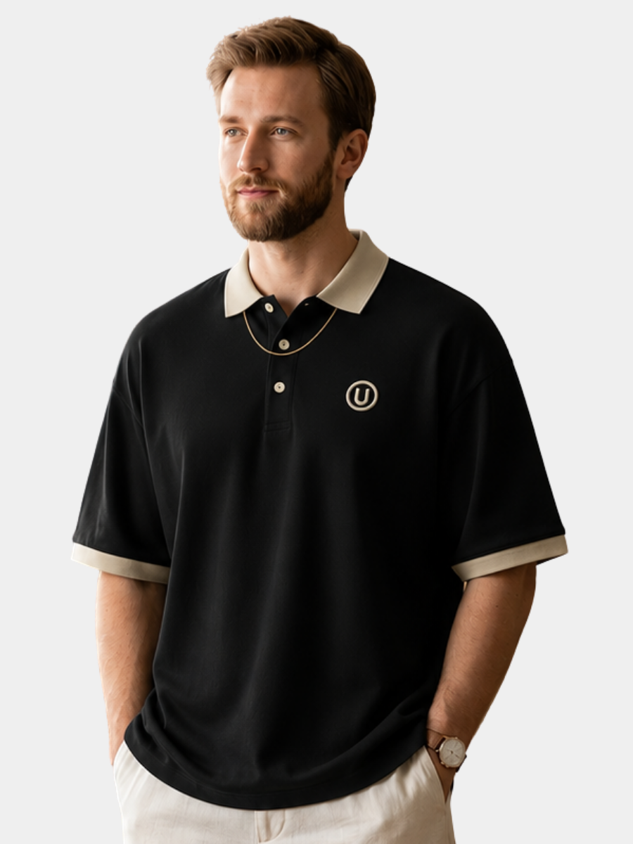 LAURENT MONACO | POLO BRODÉ MODERNE POUR HOMME