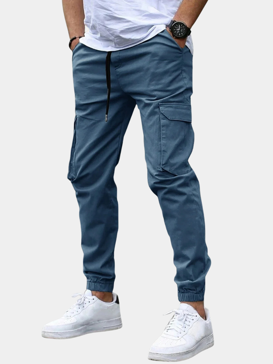 LAURENT MONACO | PANTALONS CARGO SLIM POUR HOMMES
