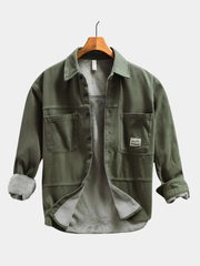 LAURENT MONACO | CHEMISE CARGO EN POLAIRE POUR HOMME