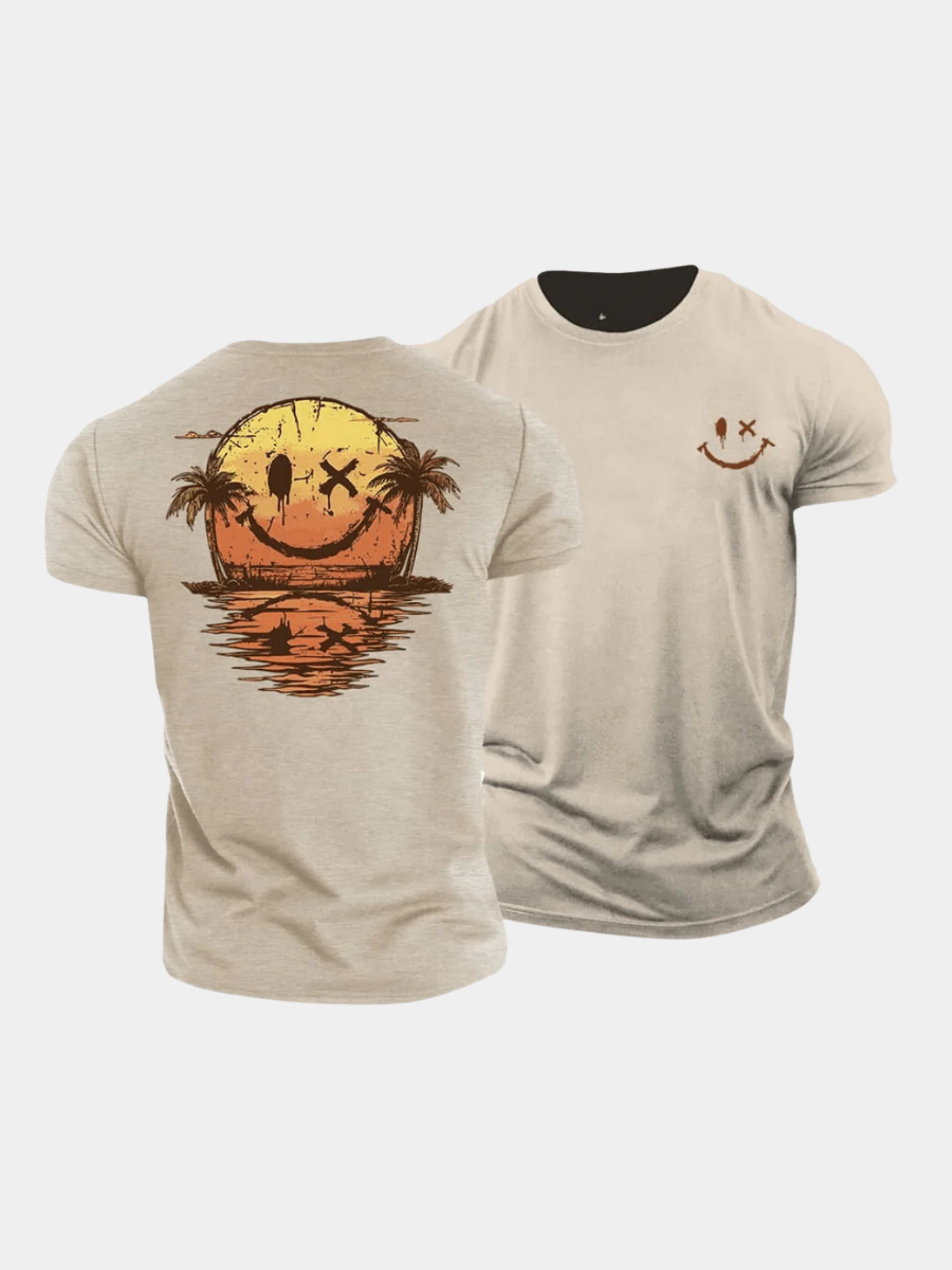 LAURENT MONACO | T-SHIRT GRAPHIQUE D'ÉTÉ POUR HOMMES