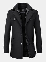 LAURENT MONACO | MANTEAU ÉLÉGANT STRUCTURÉ POUR HOMME