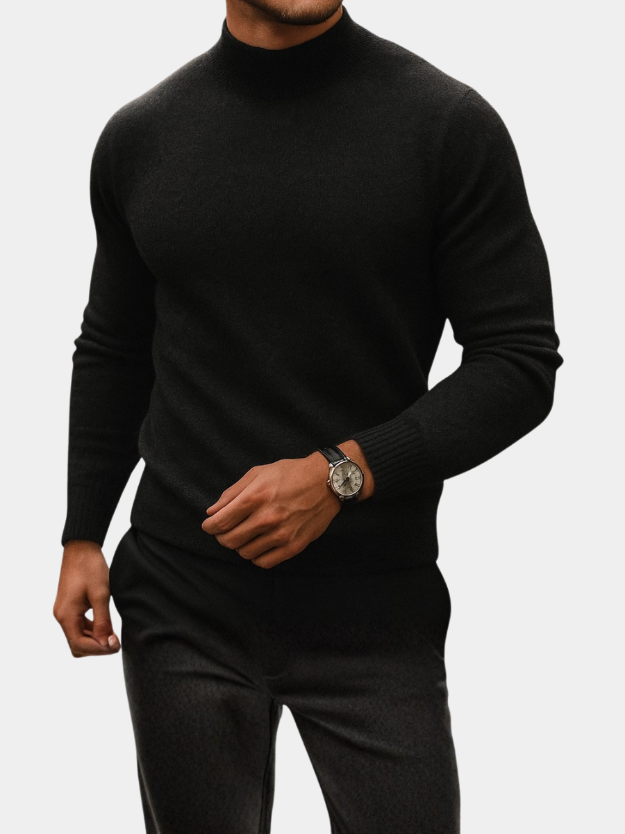 LAURENT MONACO | PULL DEMI-COL POUR HOMMES