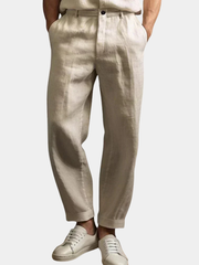 LAURENT MONACO | PANTALON D'ÉTÉ CLASSIQUE EN LIN POUR HOMME