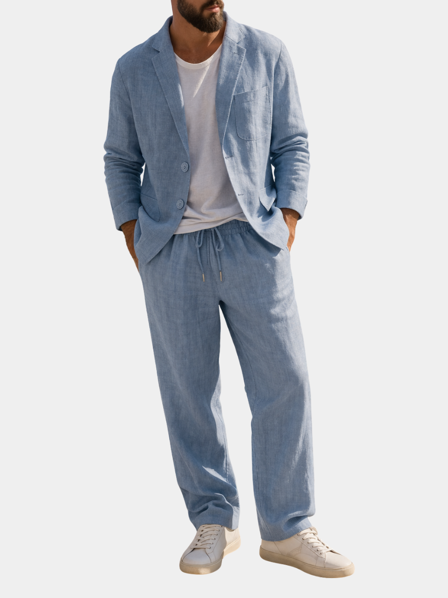 LAURENT MONACO | ENSEMBLE LIN COTON HOMME