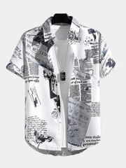 LAURENT MONACO | CHEMISE CLASSIQUE IMPRIMÉE POUR HOMMES