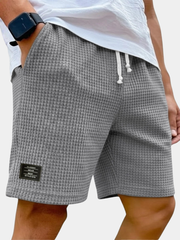 LAURENT MONACO | SHORT D'ÉTÉ EN TISSU GAUFFRÉ POUR HOMMES