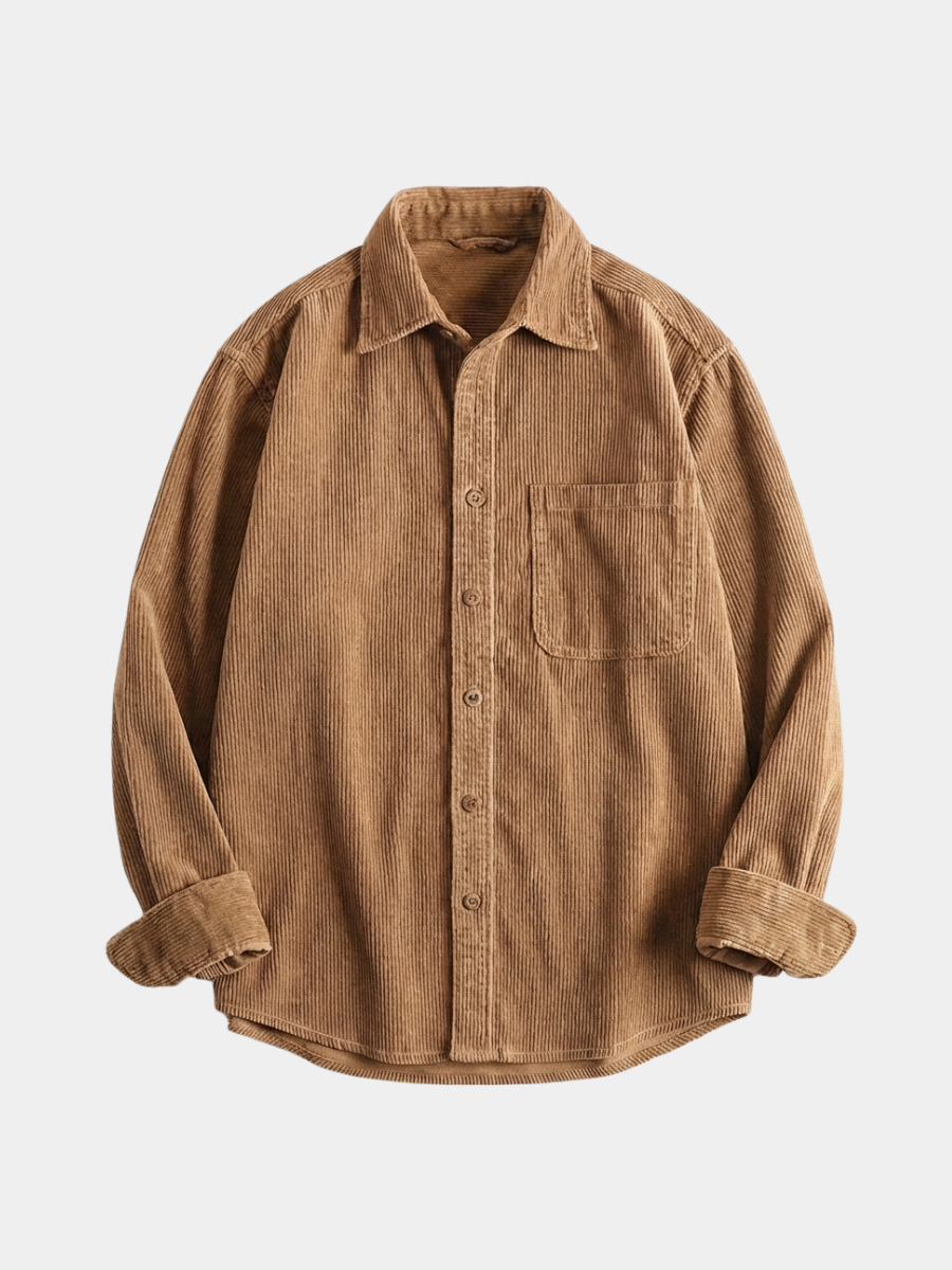 LAURENT MONACO | VESTE CHEMISE EN VELOURS CÔTELÉ POUR HOMME