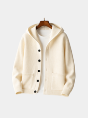 LAURENT MONACO | CARDIGAN À CAPUCHE POUR HOMME