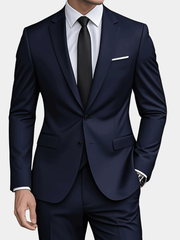 LAURENT MONACO | COSTUME EN LAINE MÉLANGÉE POUR HOMME