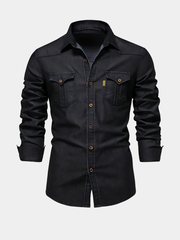 LAURENT MONACO | CHEMISE EN DENIM SLIM